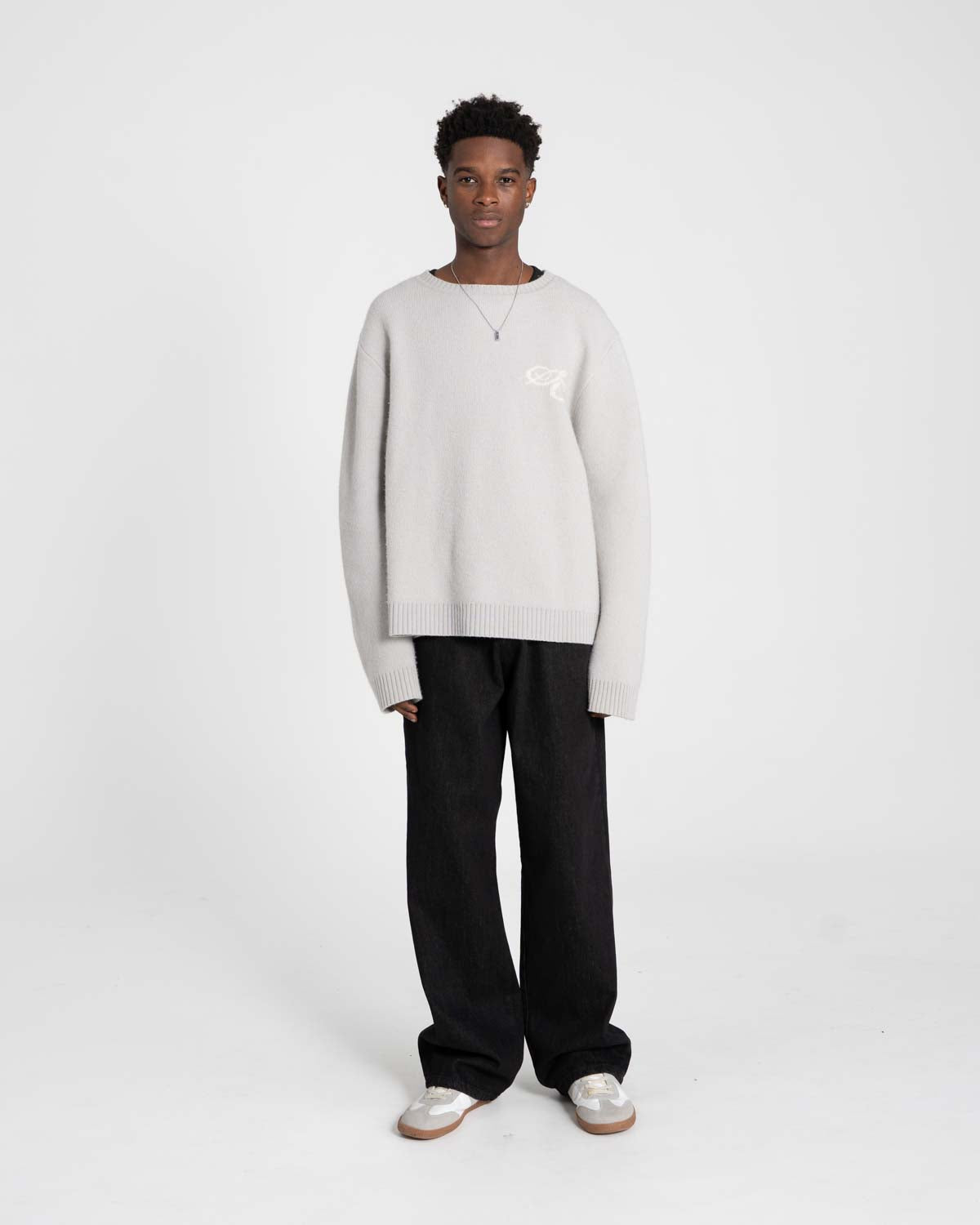 Baggy denim jeans black